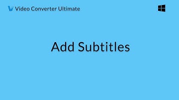 Wondershare Video Converter Ultimate: Add Subtitles to Your Video