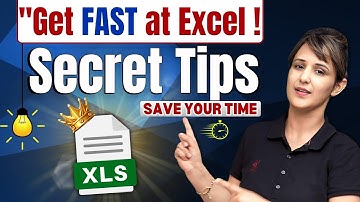 😱Excel Tricks to Save 95% of Your Time on Boring Tasks | Excel Pro Tips |  By CA/ACCA Amarjit Kaur