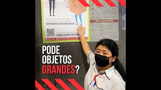 Objetos grandes nos trens
