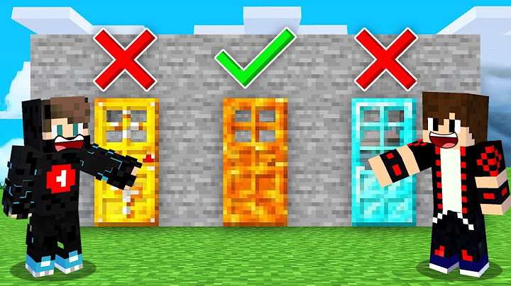 ماين كرافت : سباق أبواب الحظ العجيبة ولكن لا تختار الباب الخطأ !!؟ 🔥😱