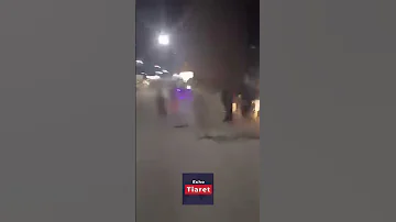 هلع كبير لسكان مدينة تبسة بالجزائر إثر الزلزال الذي ضرب المدينة اليوم بقوة 5 8 درجة على سلم ريشتر 