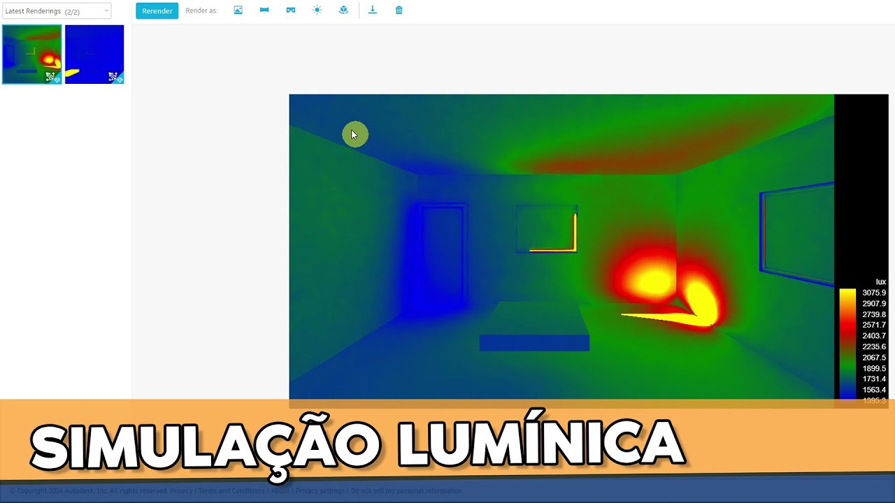 Capa do vídeo: Simulação de Iluminação Natural no Revit