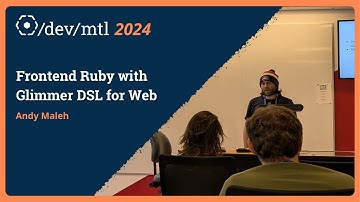 Frontend Ruby with Glimmer DSL for Web − Andy Maleh