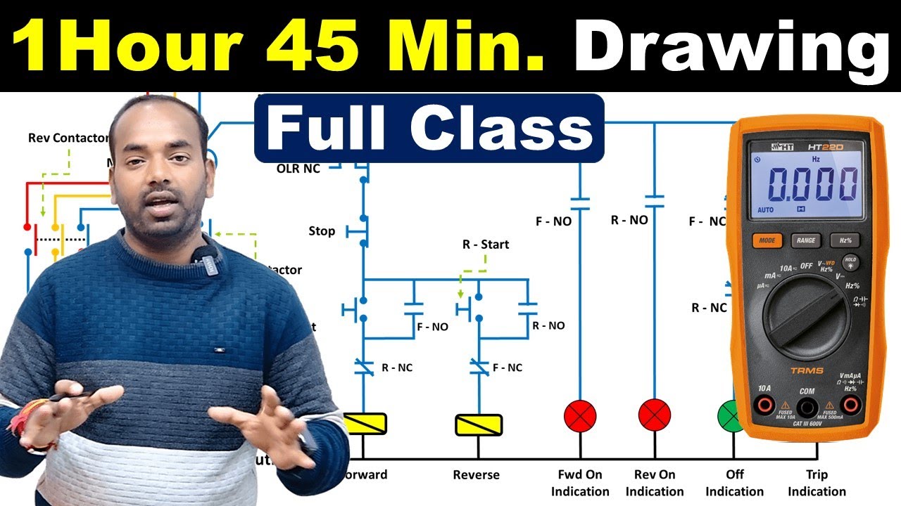 Zero se Electrical Drawing Padhna Sikhiye | Complete Beginner to Advanced Class 1 of 30 Class
