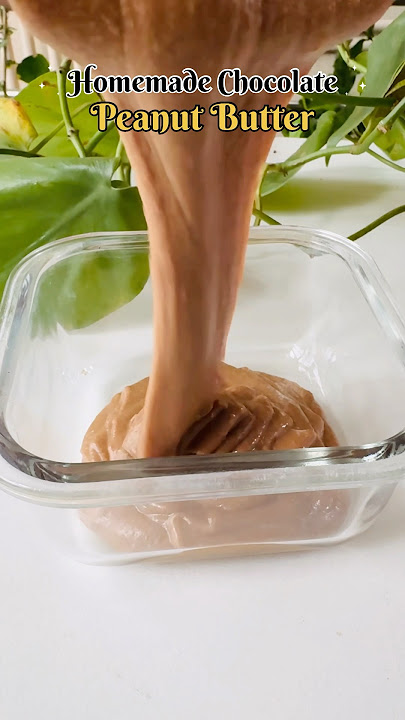 Homemade Chocolate Peanut Butter 🍫✨ | Healthier, Tastier & Ready in 10 Mins!