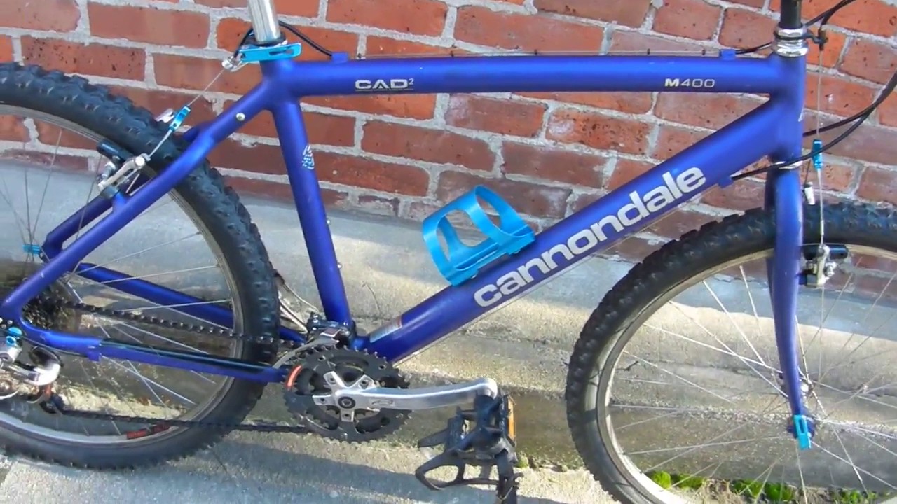 [日暮里駅引き取り限定]Cannondale M400 ブルー色　90年代の傑作 hq720.jpg?sqp=-