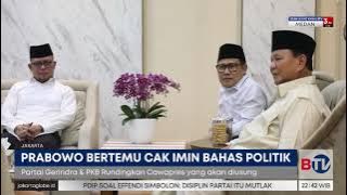 Prabowo Sambangi Kediaman Cak Imin Bahas Soal Cawapres