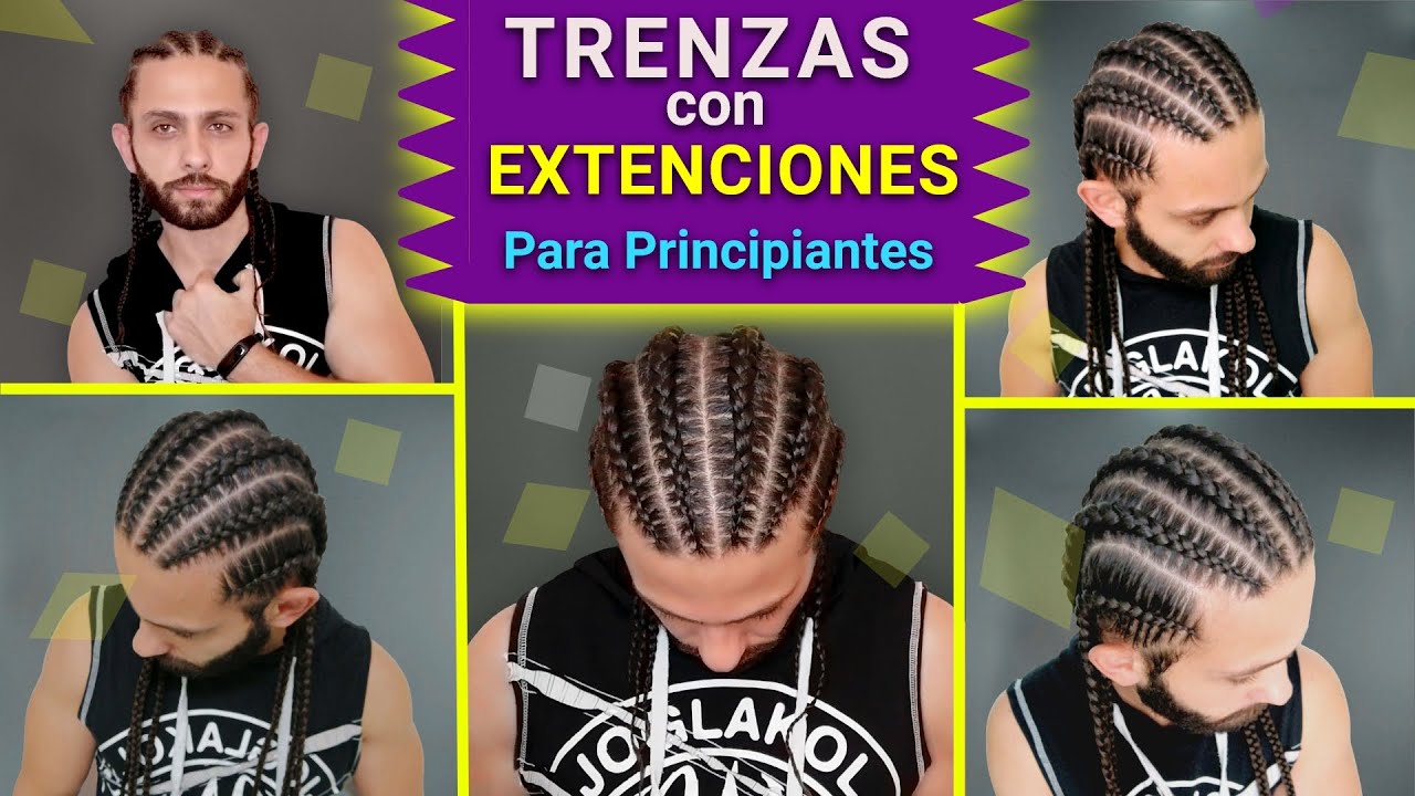 Cómo Hacer TRENZAS de RAÍZ CON EXTENCIONES 🎀- Para PRINCIPIANTES😎