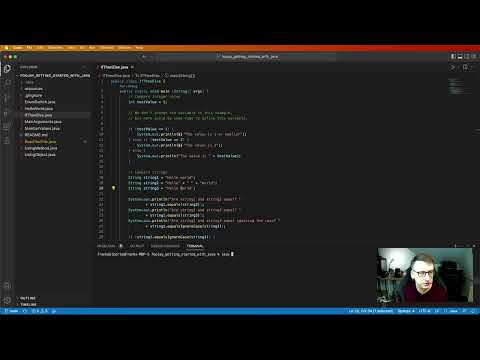 Foojay - Getting Started With Java - 05. If, Then, Else