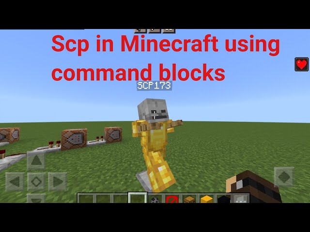 I made SCP-173 in Minecraft using command blocks and a resource pack! :  r/MinecraftCommands