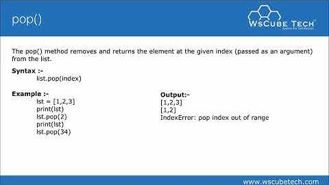 #15 List Methods (Remove,Pop, Clear) In Python || Python Programming Tutorial For Beginners In Hindi