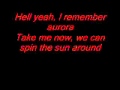 Foo Fighters - Aurora with lyrics