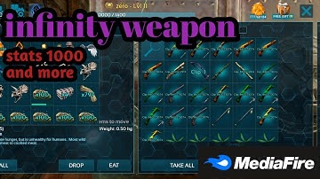 1000 all stats save data ark mobile.| full tek | taste meat | inf weapon | req by krisnanda rbx