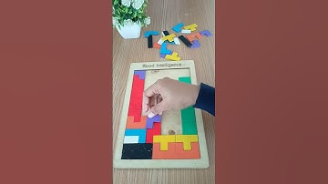 colorful tetris puzzle #colorful #colors #satisfying #puzzle