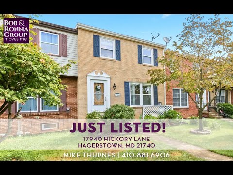 17940 Hickory Lane, Hagerstown, MD home video tour