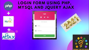 Login System Using PHP, MySQL and jQuery Ajax 2021