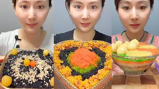 Black Roe Plate with Heart Roe Design and Layered Dessert Bowl