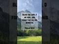 Morning Blessing of Psalm 103:2 #shorts #bible #jesus