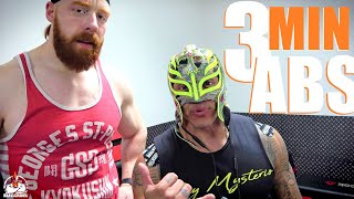 Rey Mysterio 3 Minute Abs (FOLLOW ALONG!)