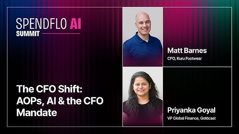 The AOP & CFO Mandate in the AI Era | Spendflo AI Summit Replay | Spendflo