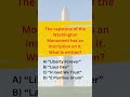 Washington Monument fact 2 #washingtonmonument #usahistory #usaeducation