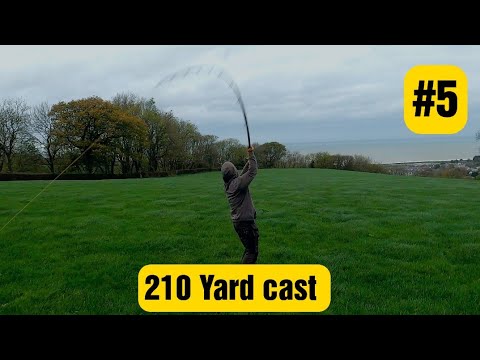 CASTING over 200 YARDS for the first time. - YouTube
