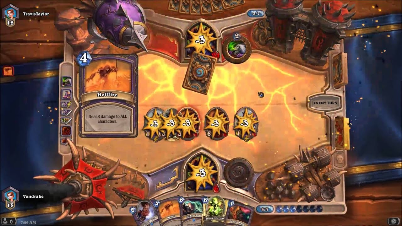 Hearthstone: GvG Demonlock vs GvG Handlock