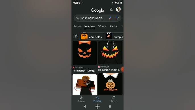COMO FAZER UMA CAMISA DE HALLOWEEN NO ROBLOX! 