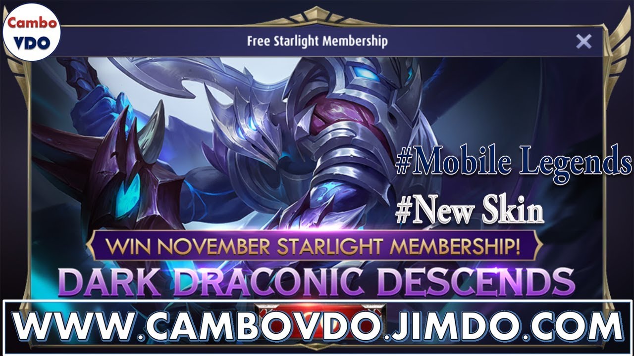 New Skin Preview Argus Dark Draconic For Star Member Mobile