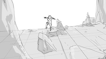 rough parkour 2d animation /sakuga practice