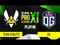 CS:GO - Team Vitality vs. OG [Dust] Map 3 - ESL Pro League Season 11 - Play-In