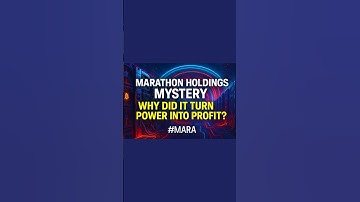 Marathon Holdings Mystery – Why Did It Turn Power Into Profit? #MARA