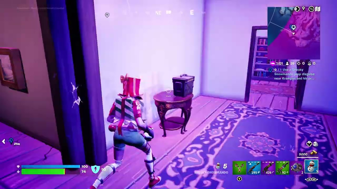 Fortnite NEW Holiday Boxy Skin Gameplay Chapter 5 Season 1