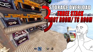 RUST: Three stack (Double floor stack) Loot Room or TC Room