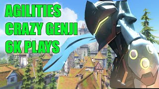 AGILITIES CRAZY GENJI 6K PLAYS - TOP 500 OVERWATCH SEASON 23