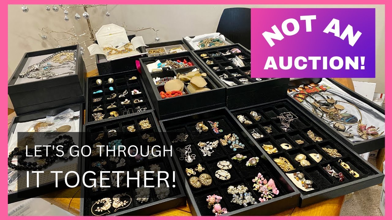 Vintage Jewelry Haul Let's Go Through More Of My Collection! YouTube