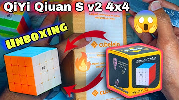Unboxing: QiYi QiYuan S v2 4x4 | Unboxing of 4x4 Rubik