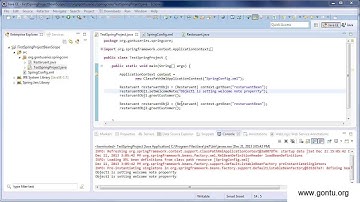 Spring Tutorial 10 - Bean Scope (concept and hands on using Eclipse IDE)