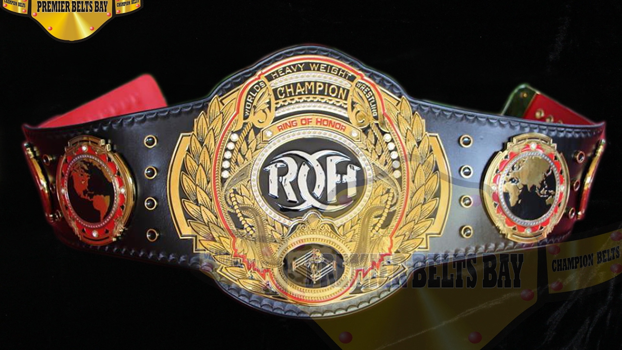 ring of honor world heavyweight championship replica belt - YouTube