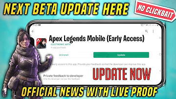 *NO CLICKBAIT*Apex Legends Mobile Next Beta Update Release Date Confirmed Official News