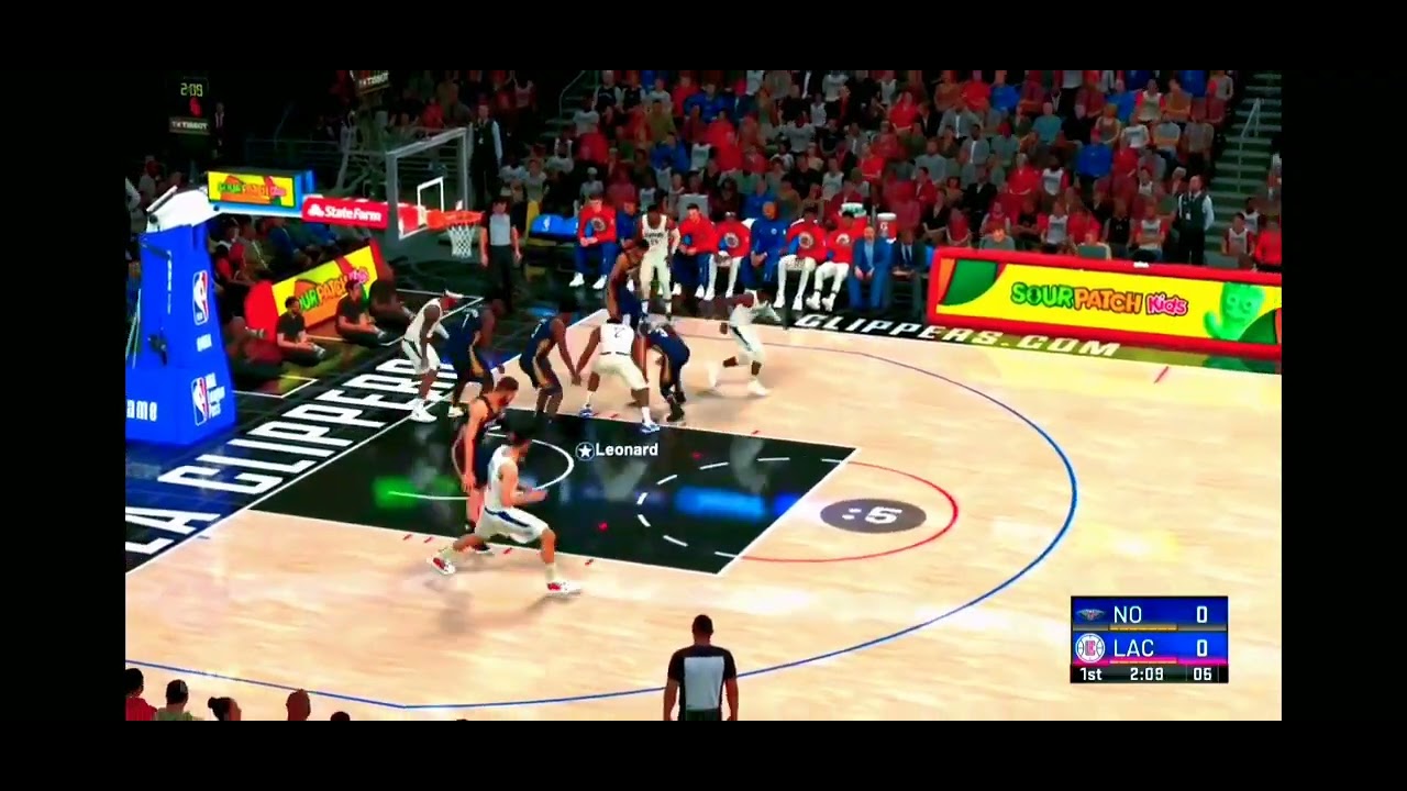 NBA2k22 with realistic NBA arena sounds(LOS ANGELES CLIPPERS) YouTube