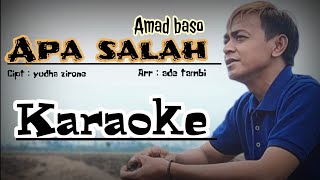 KARAOKE TARLING TERBARU 2023 - APA SALAH - AMAD BASO - ( VIDEO LYRIC)