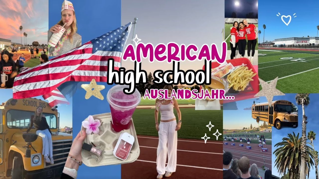 Ich lebe in einem High School-Film!! 🇺🇸🌴🌟— Schul-Vlog als Austauschsschülerin in Kalifornien
