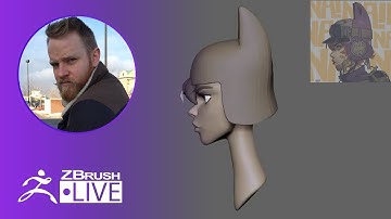 (Part 1) Sculpting Batgirl While Discussing Conspiracy Theories - Matt Thorup "Redbeard"
