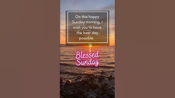 Happy Sunday | Sunday Wishes  Status #Shorts