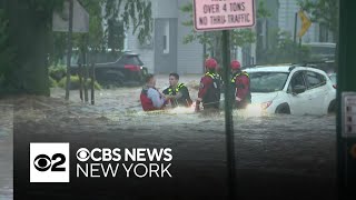 Water rescue caught on video in Scotch Plains, N.J.