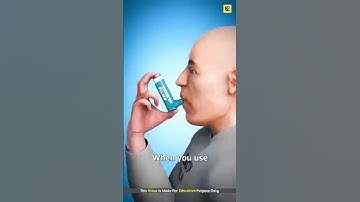 How An Inhaler Works (3D Animation)#shortvideo #facts #3danimation