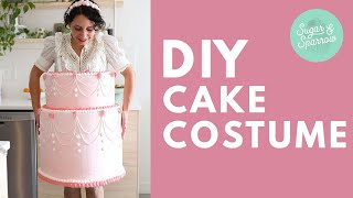 DIY Cake Costume Tutorial