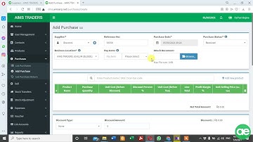 02002 How to add suppliers and make purchases in AIMS DISTRIBUTION SYSTEM