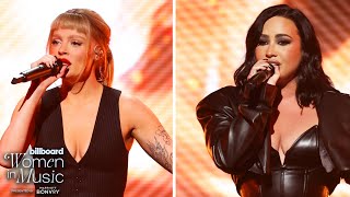 Luísa Sonza Performs “Chico” & “Penhasco2” With Demi Lovato | Billboard Women In Music 2024